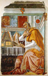 Св. Августин в молитвенном созерцании. Боттичелли