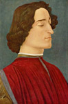 Портрет Джулиано Медичи. Боттичелли