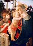Мадонна с Младенцем и Иоанном Крестителем. Боттичелли